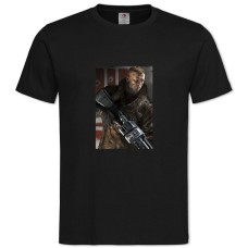 TWolfenstein Hero -shirt with Print Wolfenstein Hero - 2XL black