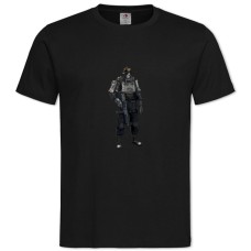 TWolfenstein Theme Hero -shirt with Print Wolfenstein Theme Hero - 2XL black