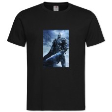 TWorld Of Warcraft Lich King -shirt with Print World Of Warcraft Lich King - 2XL black