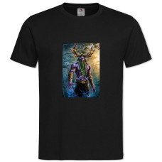 TWorld Of Warcraft Malfurion Stormrage -shirt with Print World Of Warcraft Malfurion Stormrage - 2XL black