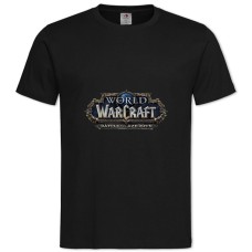 TWorld Of Warcraft Logo -shirt with Print World Of Warcraft Logo - 2XL black