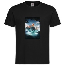 TWorld Of Warships Cute Print -shirt with Print World Of Warships Cute Print - 2XL black