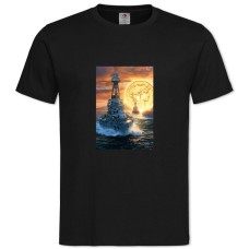 TWorld Of Warships Bright Print -shirt with Print World Of Warships Bright Print - 2XL black