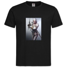 TThe Witcher Ciri -shirt with Print The Witcher Ciri - 2XL black
