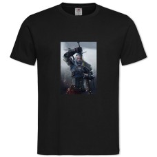 TThe Witcher Geralt Of Rivia Hero -shirt with Print The Witcher Geralt Of Rivia Hero - 2XL black