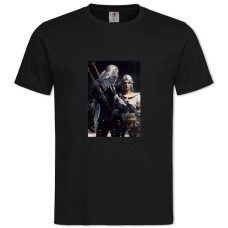 TThe Witcher Heroes -shirt with Print The Witcher Heroes - 2XL black