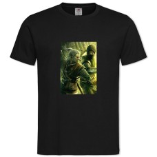 TThe Witcher Heroes Print -shirt with Print The Witcher Heroes Print - 2XL black