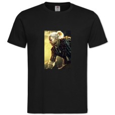 TThe Witcher Geralt Print -shirt with Print The Witcher Geralt Print - 2XL black