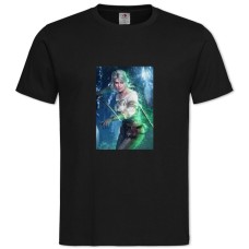 TThe Witcher Hero Ciri -shirt with Print The Witcher Hero Ciri - 2XL black