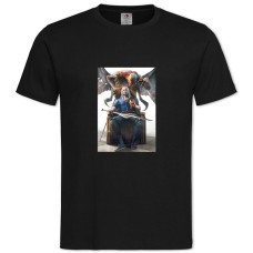 TThe Witcher Theme Print -shirt with Print The Witcher Theme Print - 2XL black