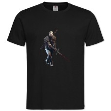 TThe Witcher Print Geralt Of Rivia -shirt with Print The Witcher Print Geralt Of Rivia - 2XL black