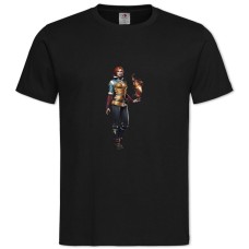 TThe Witcher Triss Merigold -shirt with Print The Witcher Triss Merigold - 2XL black