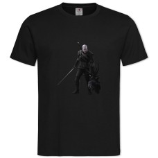 TThe Witcher Strong Geralt Of Rivia -shirt with Print The Witcher Strong Geralt Of Rivia - 2XL black