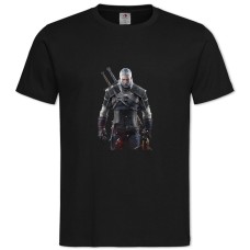 TThe Witcher Strong Geralt Of Rivia Hero -shirt with Print The Witcher Strong Geralt Of Rivia Hero - 2XL black