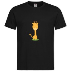 TCute Small Giraffe -shirt with Print Cute Small Giraffe - 2XL black