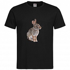 TWild Rabbit Sits -shirt with Print Wild Rabbit Sits - 2XL black