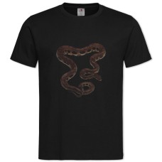 TCute Snake With Circles -shirt with Print Cute Snake With Circles - 2XL black