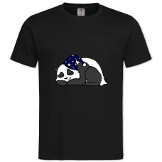 TCute Panda Sleeps -shirt with Print Cute Panda Sleeps - 2XL black