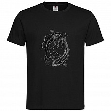TYin And Yang -shirt with Print Yin And Yang - 2XL black