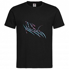 TThree Colored Fish -shirt with Print Three Colored Fish - 2XL black