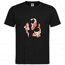 TThree Fishes -shirt with Print Three Fishes - 2XL black