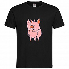 TTwo Pigs -shirt with Print Two Pigs - 2XL black