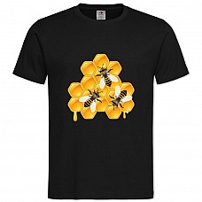 TThree Bees And Honey -shirt with Print Three Bees And Honey - 2XL black