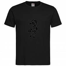 Футболка з принтом Татуювання Вовка - 2XL чорна