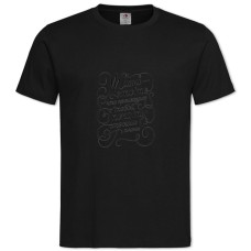 Футболка с принтом ЖИзнь Это То - 2XL черная