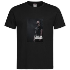 Футболка с принтом Дрейк 2 - 2XL черная