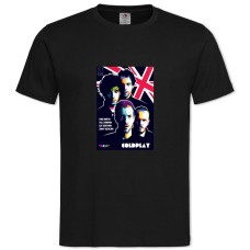 TColdplay -shirt with Print Coldplay - 2XL black