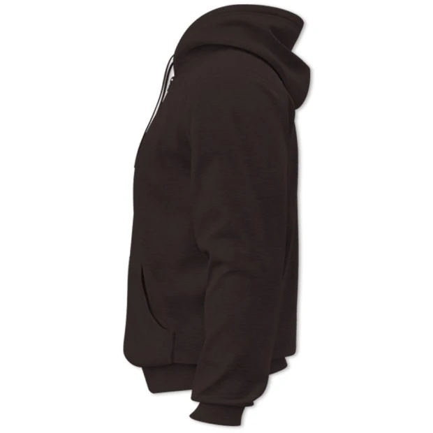 Hoodie with Print Rus Ni Peas Da - L black