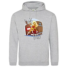 Hoodie with Print The Simpsons Drink Duff - 2XL grey