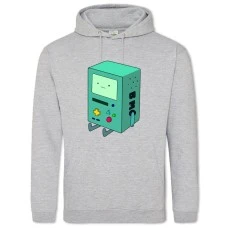 Hoodie with Print Adventure Time Beemo - 2XL grey
