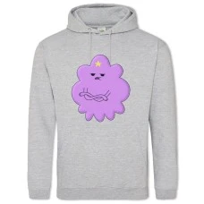 Hoodie with Print Adventure Time Lumpy Space Princess - 2XL grey