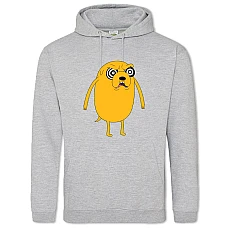 Hoodie with Print Adventure Time Hypno Jake - 2XL grey