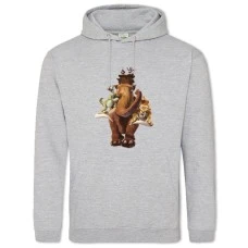 Hoodie with Print Ice Age Main Characters - 2XL grey