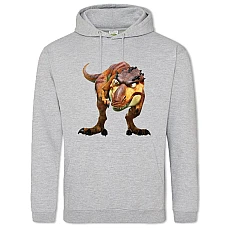 Hoodie with Print Ice Age Dinosaur - 2XL grey