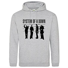 Hoodie with Print System Of A Down 2 - 2XL grey
