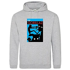 Hoodie with Print The Gorillaz - 2XL grey
