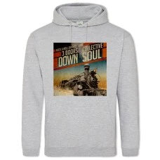 Hoodie with Print 3 Doors Down 2 - 2XL grey