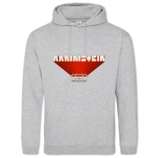 Худі з принтом Рамштайн - 2XL сірий