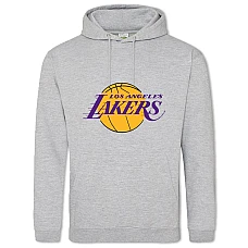 Hoodie with Print Lakers Logo - 2XL grey