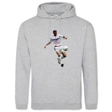 Hoodie with Print Zinedine Zidan - 2XL grey