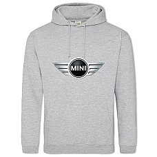 Hoodie with Print Logo Mini - 2XL grey