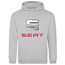Hoodie with Print Logo Seat - 2XL grey