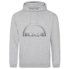 Hoodie with Print Logo Man - 2XL grey