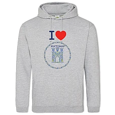 Hoodie with Print Zhitomir - 2XL grey