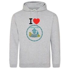 Худи с принтом Николаев - 2XL серый