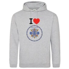 Худи с принтом Хмельницкий - 2XL серый